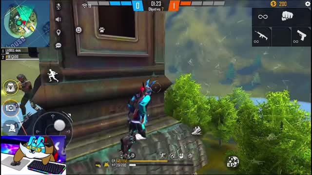 Free Fire EM 1 PESSOA wonderful god operation, learn quickly6