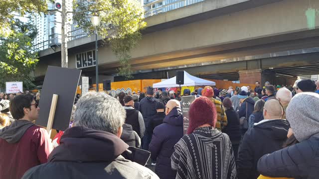 Melbourne freedom day rally 15/05