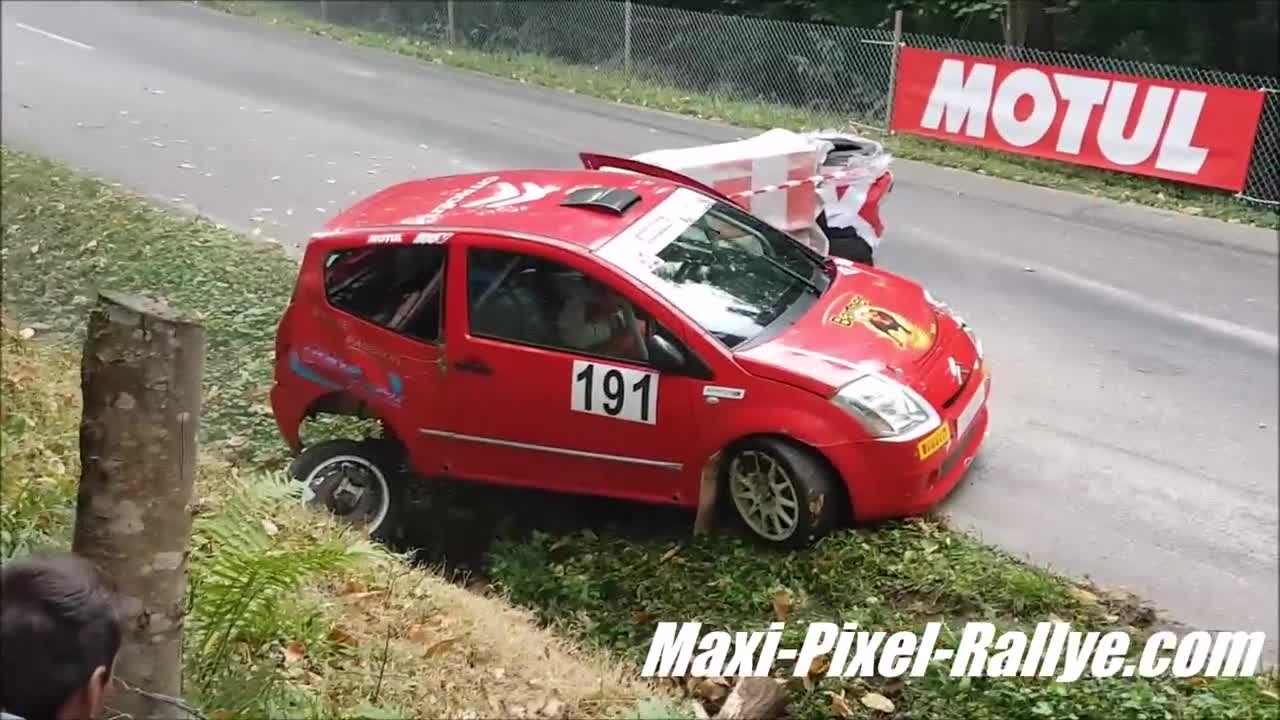 compilation of accidents in rally racing