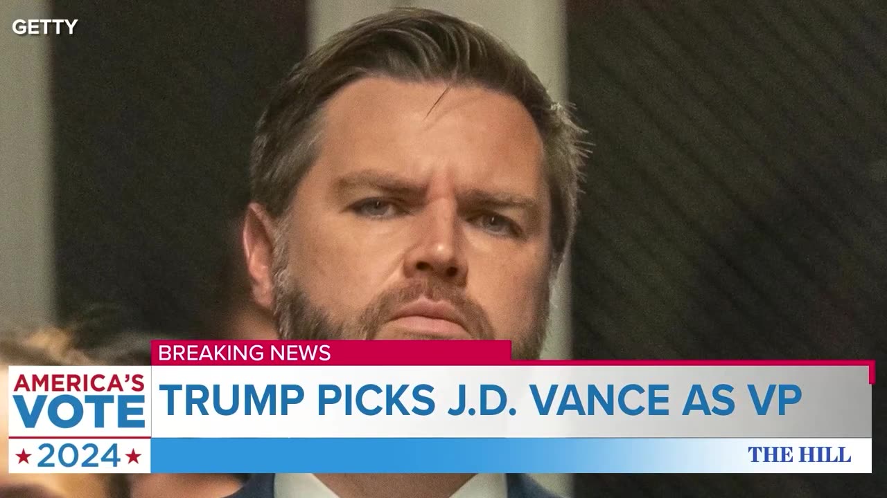 One-Time Trump Critic J.D. Vance Is Selected As Former President Trump's VP Running Mate