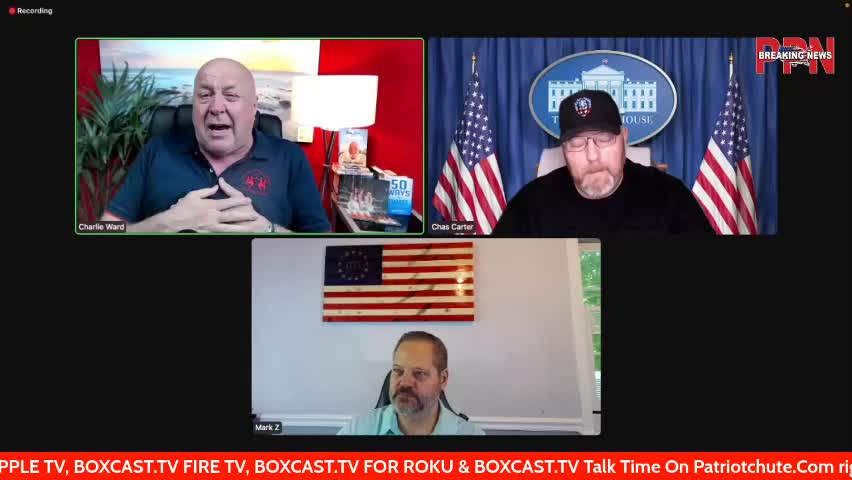 CHARLIE WARD AND PATRIOT SHOW NEWS UPDATES .