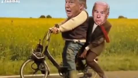 Trump Gives Biden A Ride!