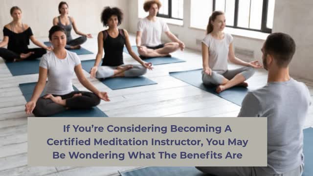 Meditation Certification