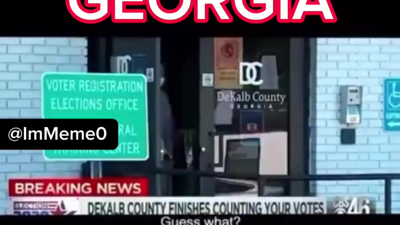 Georgia Voting Results Rigged