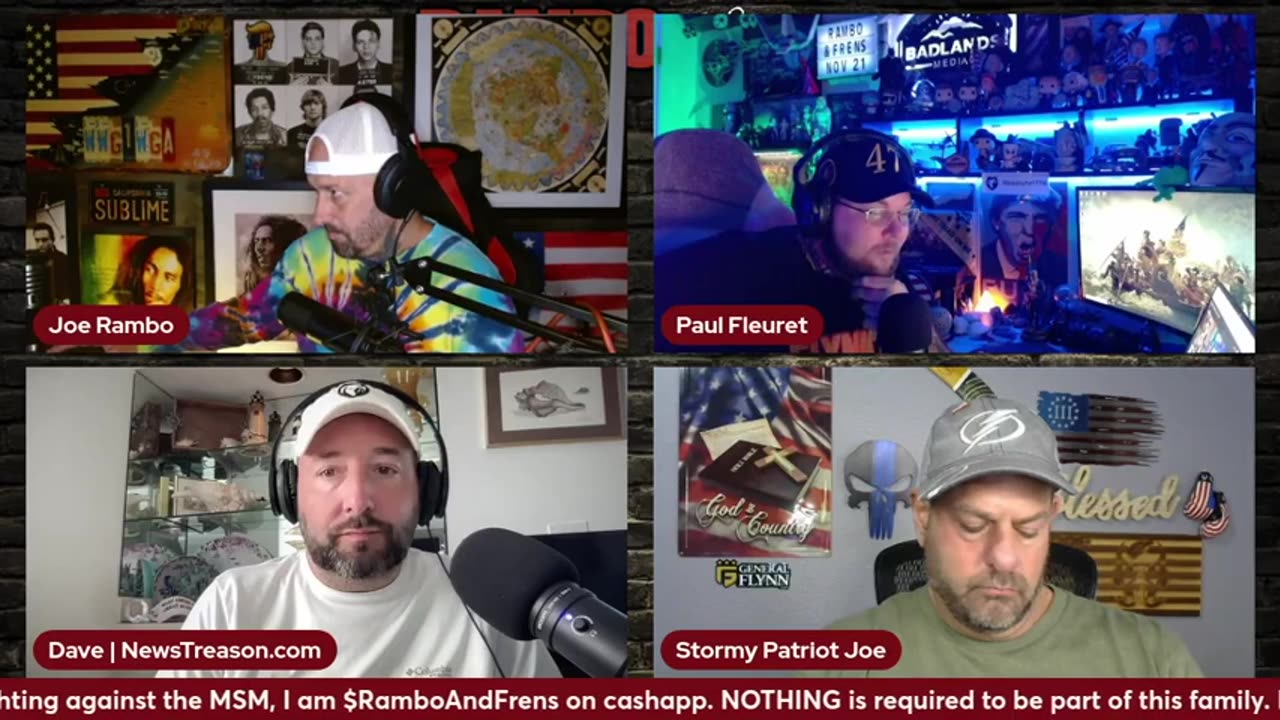 News Treason - Dave, Absolute1776, Stormy Patriot Joe on Rambo & Frens 11-21-24