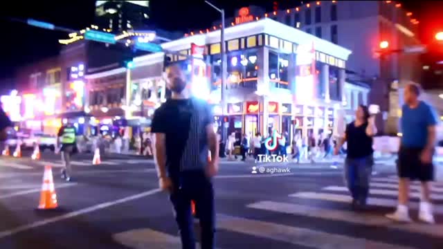 Shooting a video on Broadway