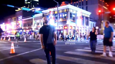 Shooting a video on Broadway