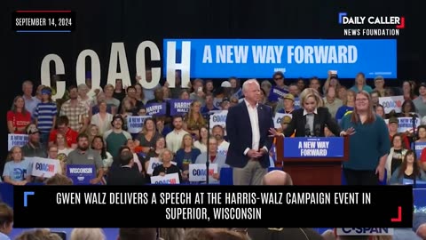 Gwen Walz's Speech in Superior, Wisconsin Goes Viral
