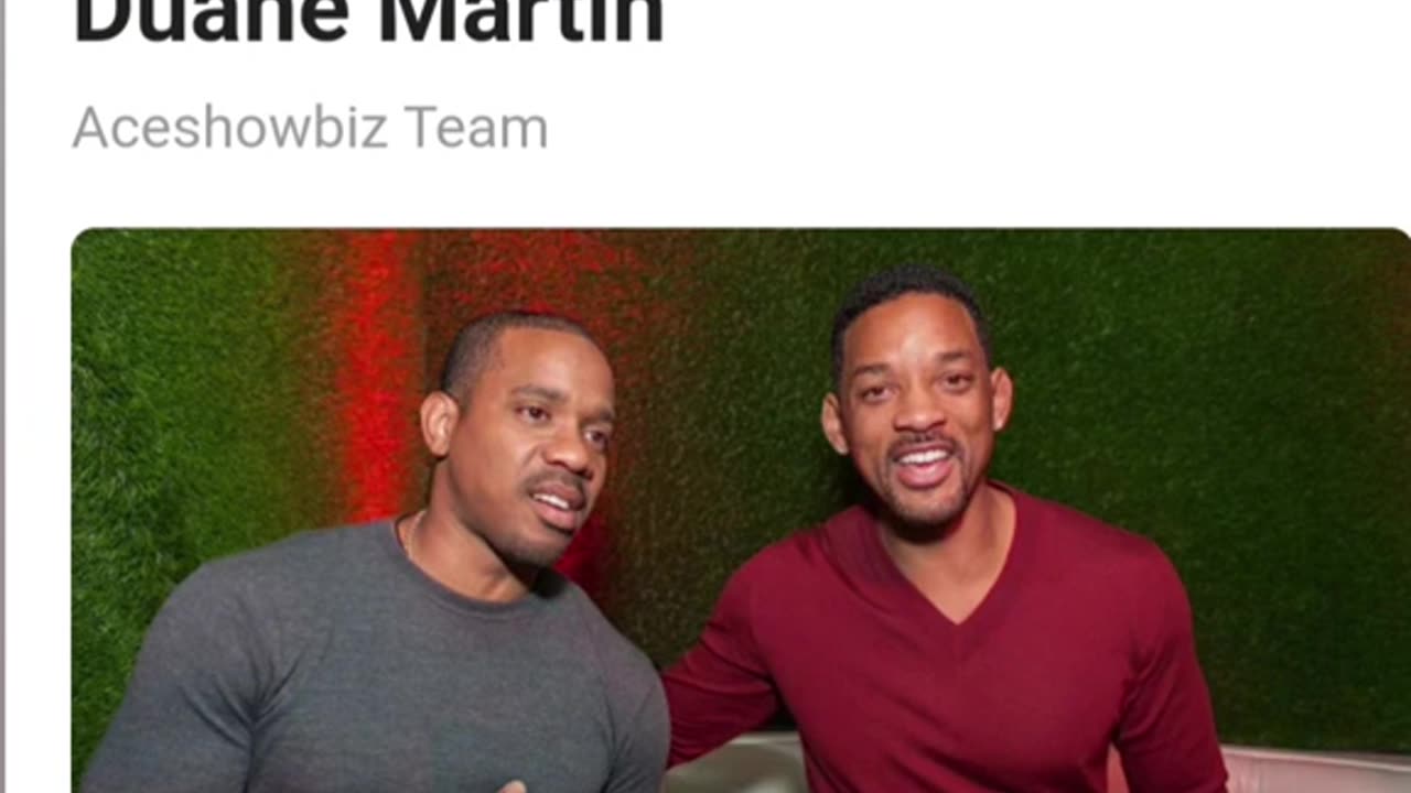 Will Smith allegedly caught having affair with actor Duane Martin