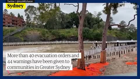 Sydney residents urged to evacuate parts of city due to heavy flooding