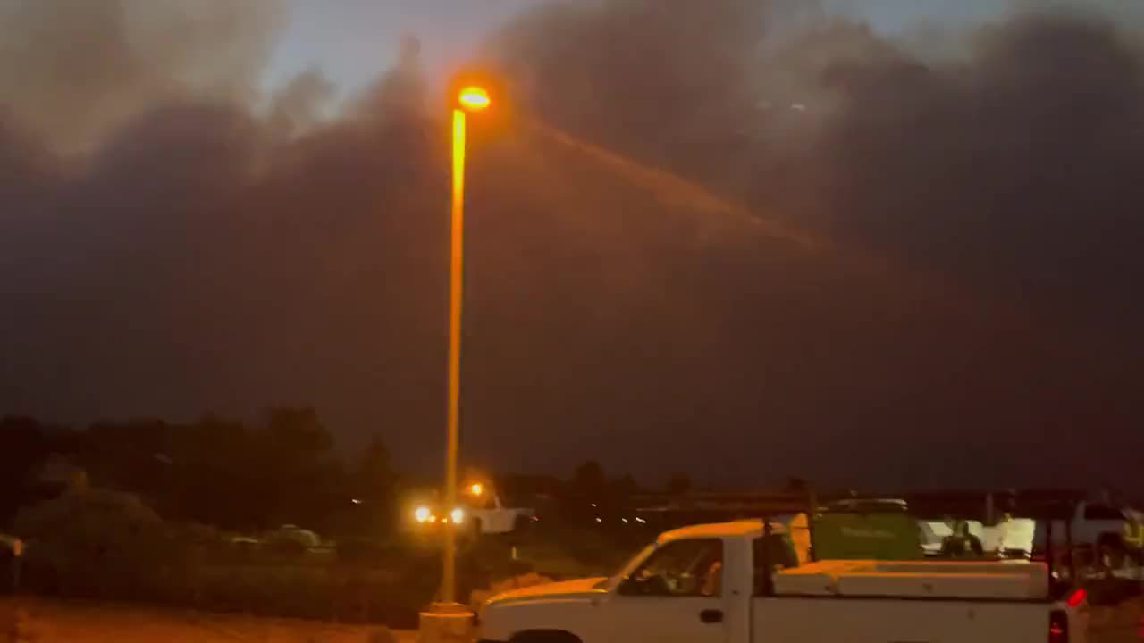 An eery and somber atmosphere in Flagstaff.