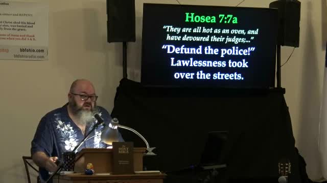 024 Hosea 7:1-7 (Expository Study of Hosea) 2 of 2