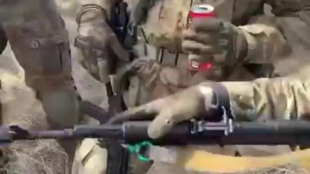 Ukrainian Soldiers Dancing
