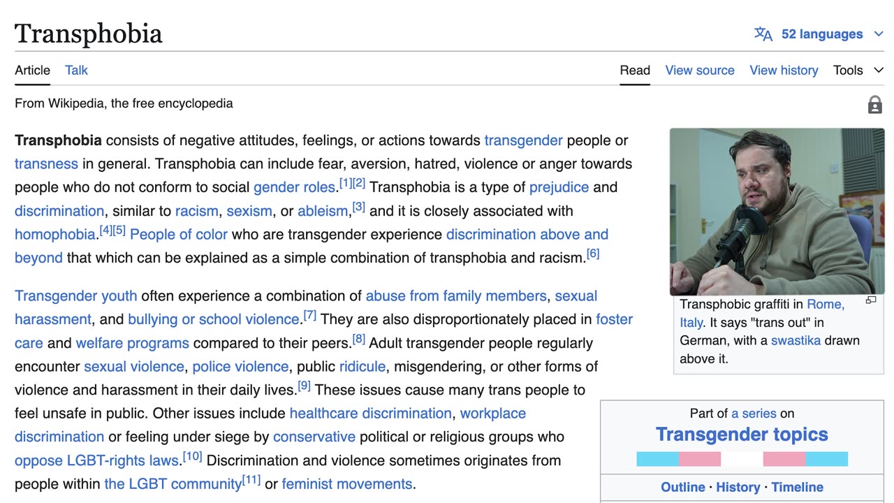 Transphobia Cannot Exist.