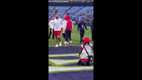 Patrick Mahomes, Travis Kelce, Tucker Clash Pregame?