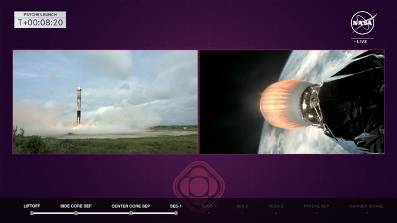 Psyche Mission Launches From Kennedy Space Center (Highlights)