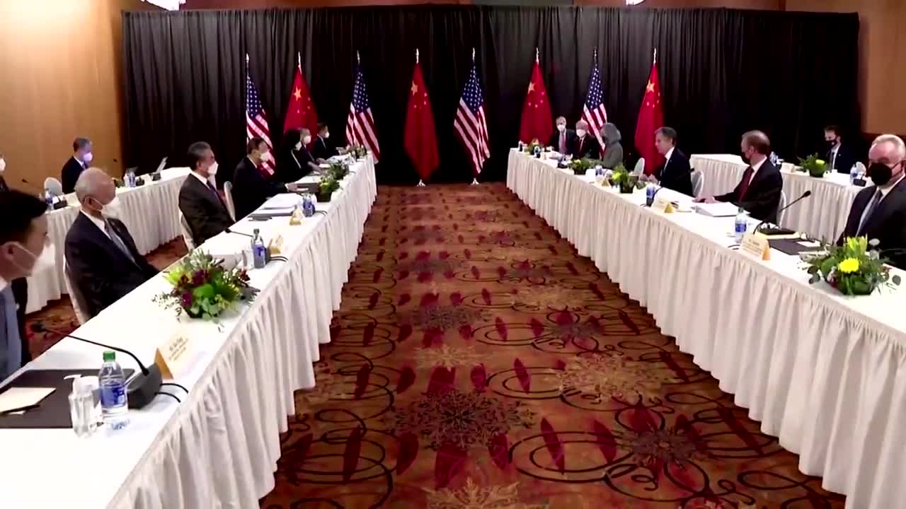 U.S. and Chinese officials concluded "tough and direct" talks in Alaska