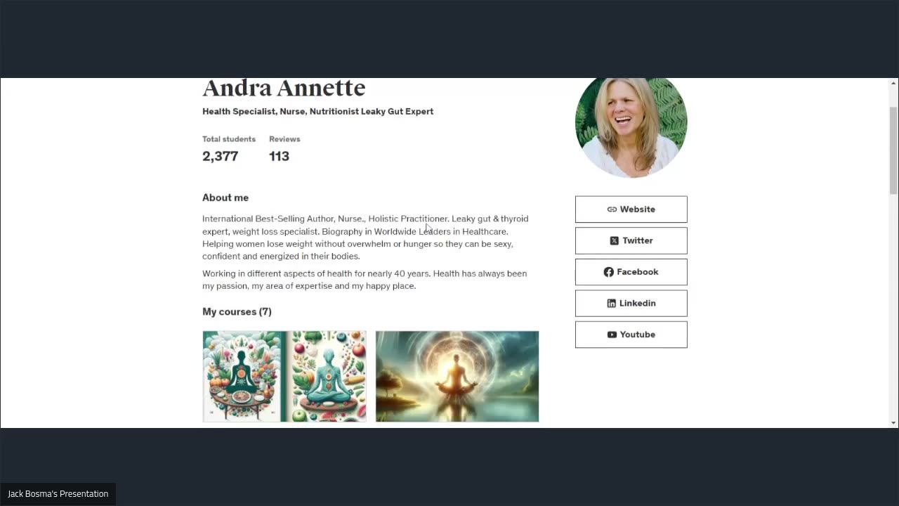 Andra Annette: Udemy Instructor