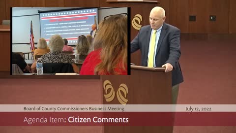 Bob Marshall Meeting at Sheriff's Office Meeting