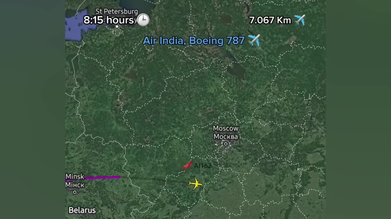 LONDON TO NEW DELHI FLIGHT ROUTE ✈️✈️✈️