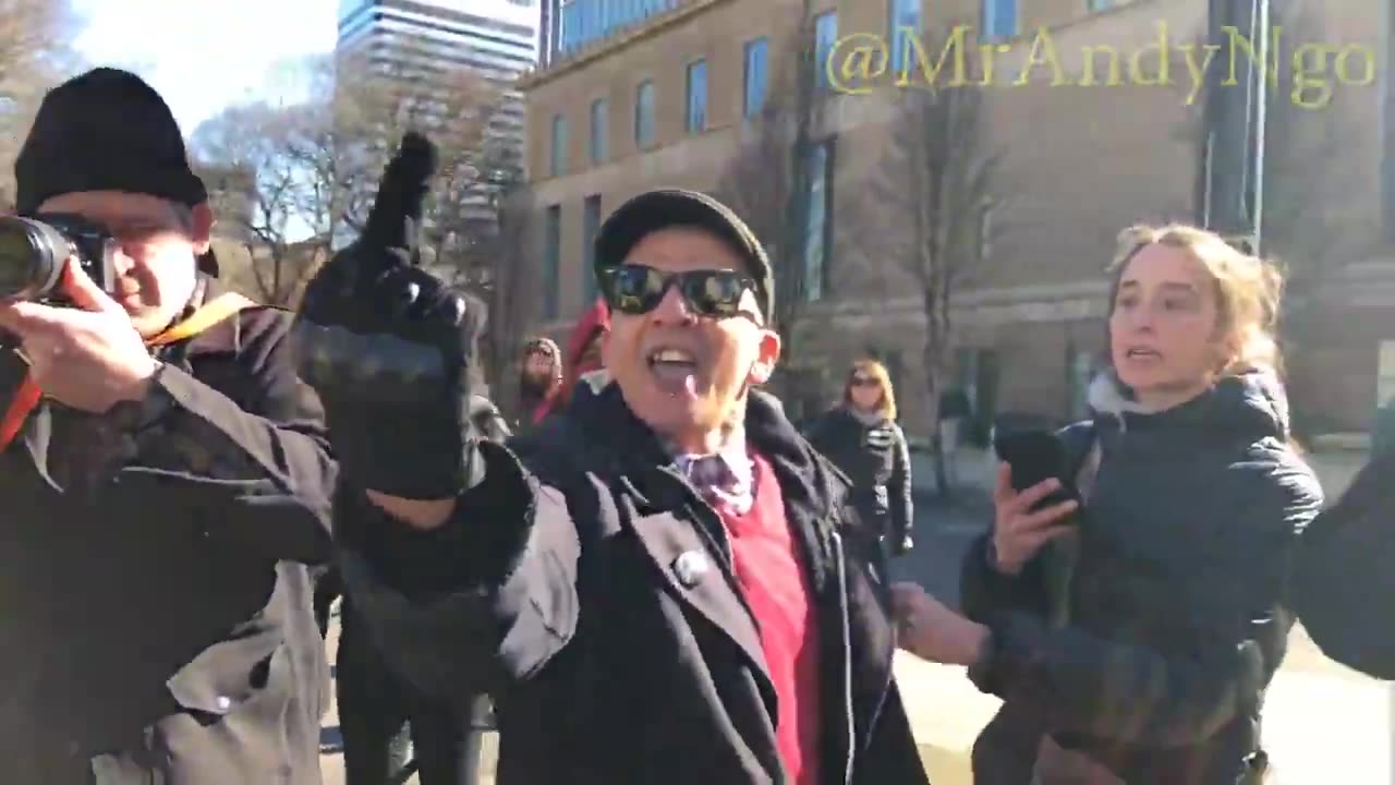 March 3 2019 Portland 1.3 'F U Andy' Luis Enrique Marquez, a leader in the Portland antifa movement