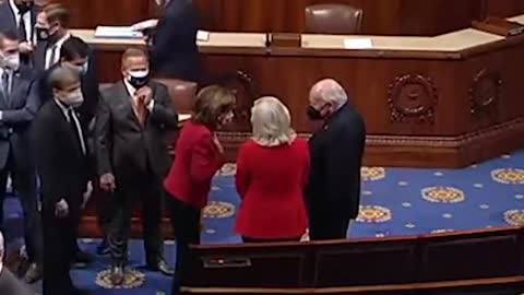 Dick Cheney welcomed with open arms by Democrats on the House floor Jan 6th, 2022