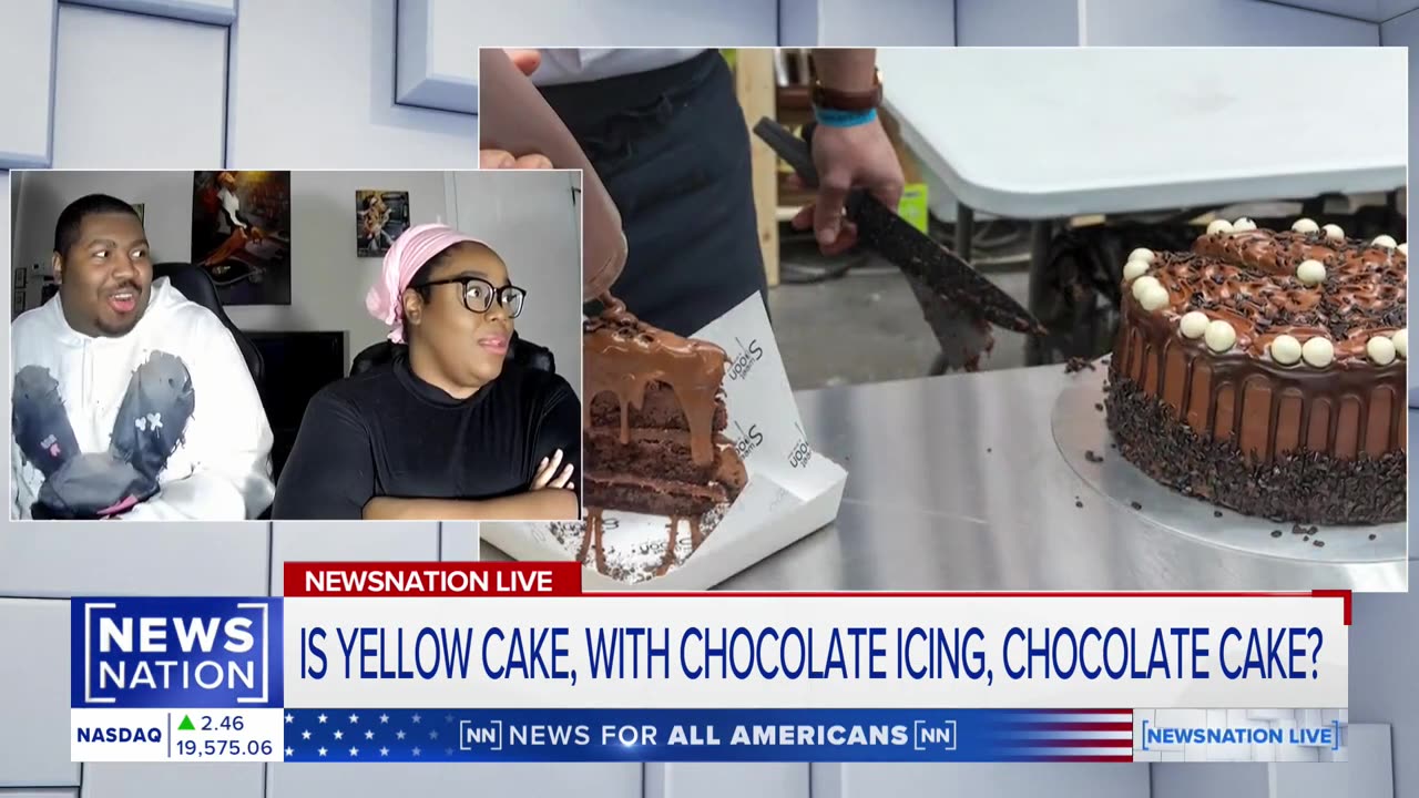 Is yellow cake with chocolate frosting considered 'chocolate cake'? | NewsNation Live