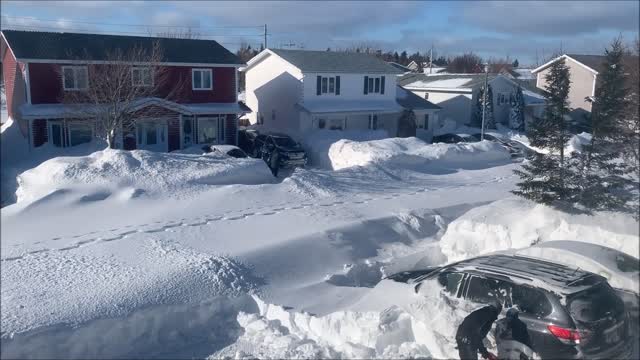 Massive Snowblowers for Massive Snowstorm