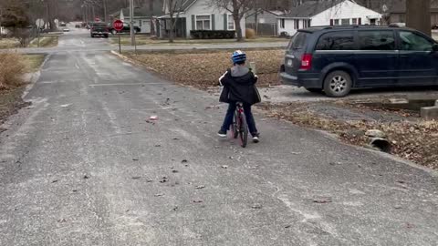 Learning to ride a bike