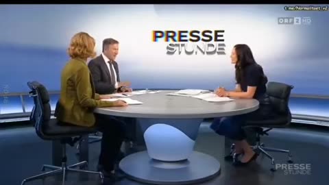 ORF 2 Pressestunde mit Maria Hubmer-Mogg