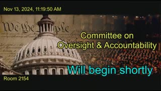 UAP Testimony Before Congress 11/13/2024