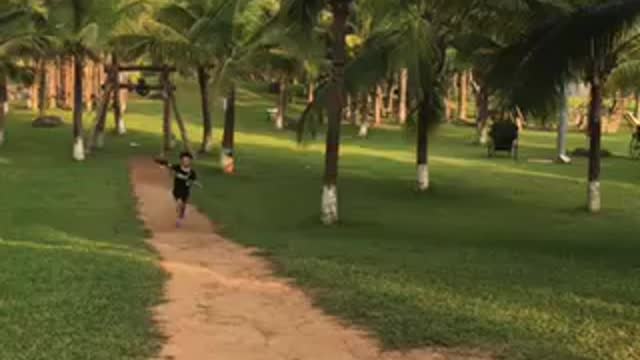 playing the cable car, innocent youth in life