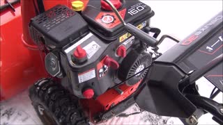 Ariens Snow Blower Deluxe 30" vs Blizzard 2021 Start Up Driveway Clean Up