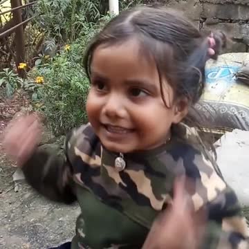 Cute nepali Babi girl sing song