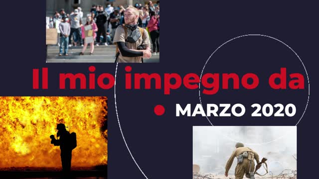 Il mio impegno da Marzo 2020