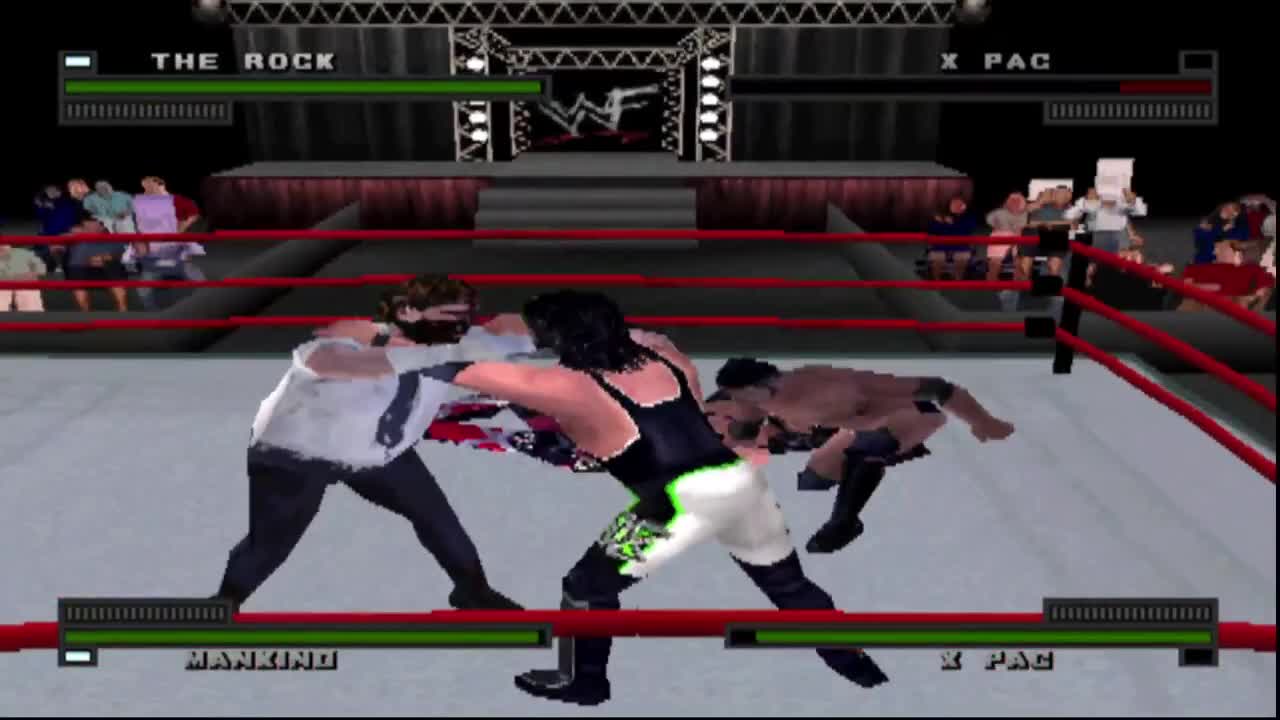 WWF Attitude PS1: Tornado match #14