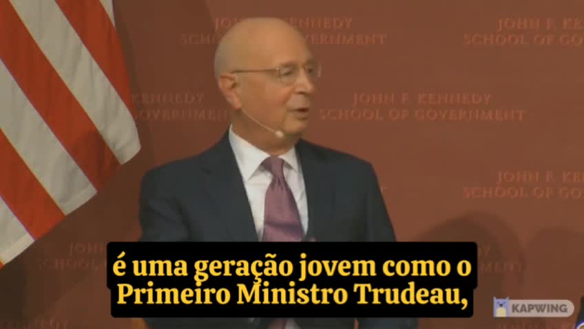 Chefe do Fórum Econômico Mundial Klaus Schwab