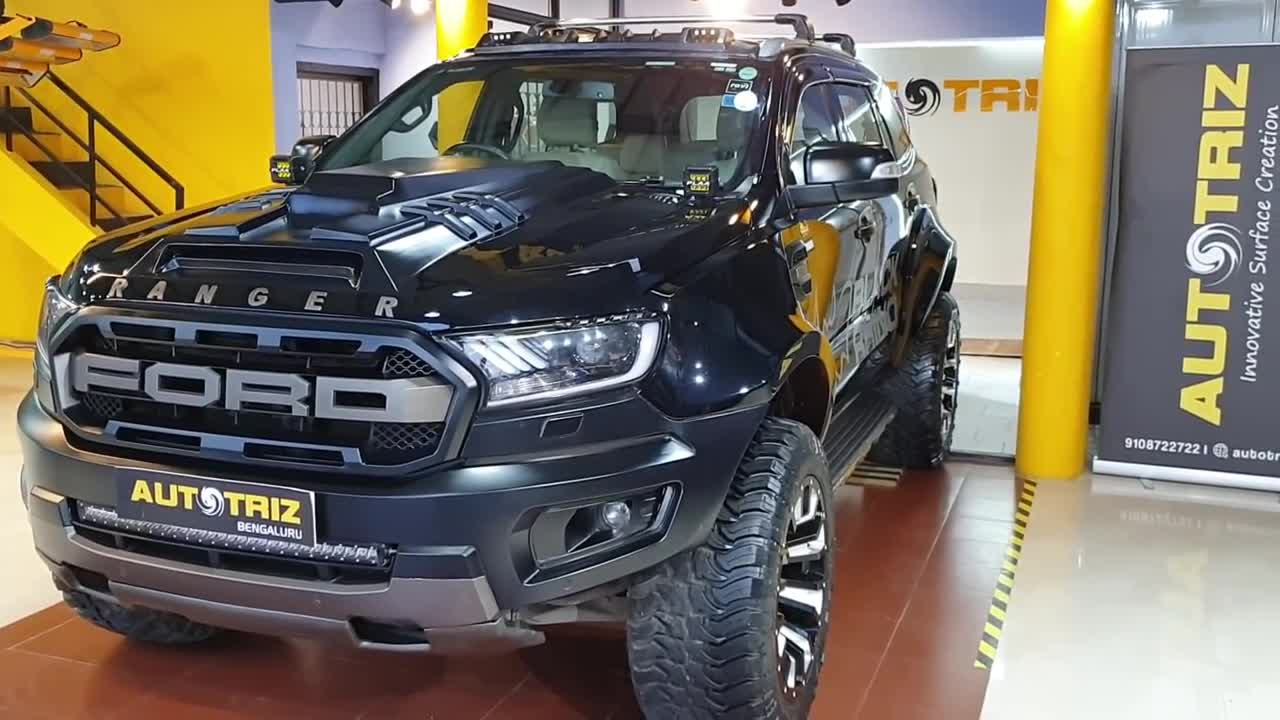 This New Ford Endeavour is Brutally Modified|Exterior,Interior&Driving Video|Ceramic Coating