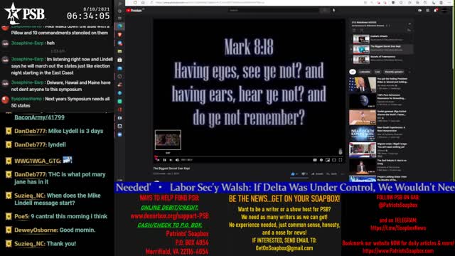 (PSB) Patriot Soap Box (Episode #17): 10th August TUESDAY...