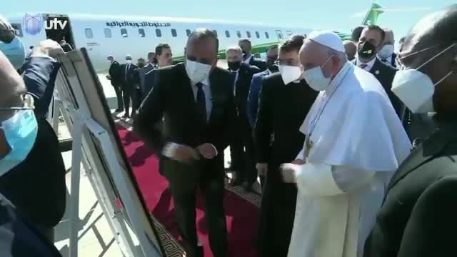 Papst im Irak - Treffen mit Großayatollah Sayyid Ali Al-Husayni Al-Sistani