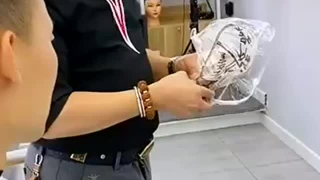 Amazing hair making ..