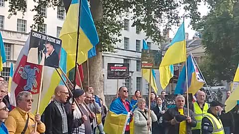 Ukrainians at Whitehall street London