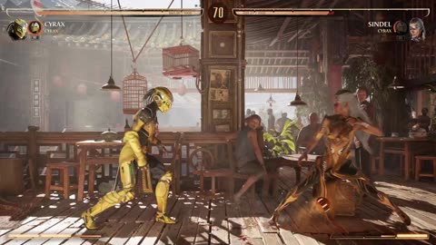 Mortal Kombat 1 Cyrax Klassic Tower Ending Gameplay