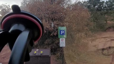 Driving around garden of the gods