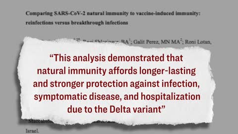 TSVN246 1.2022 Vaccine Inventor Discusses Israel Study Into Immunity Is Better Than Covid Vaccine