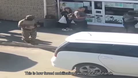 This is how forced mobilization takes place in Luhansk.