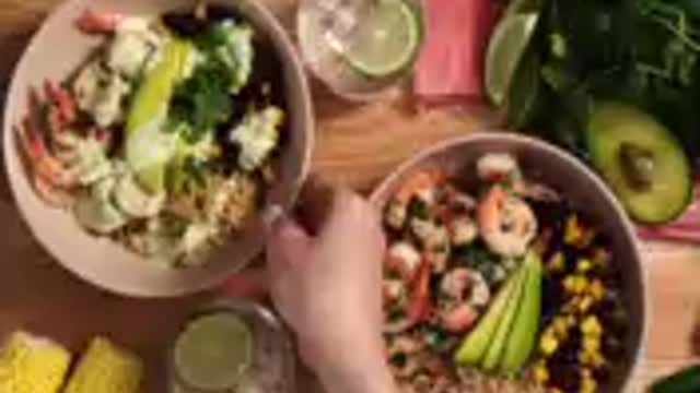 Cilantro-Lime Shrimp Bowl Recipe