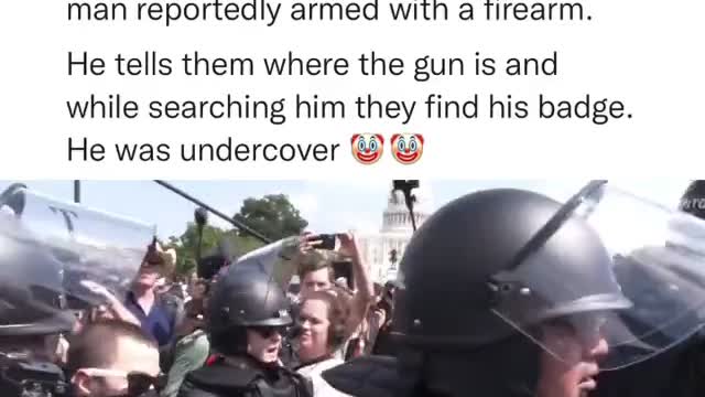 Fed Arrests Fed At J6 "Rally", Asks "Are You Undercover"