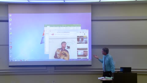 Math Professor Fixes Projector Screen April Fools Prank