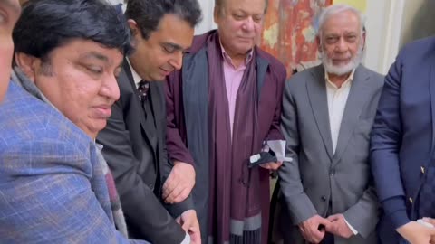 Senator Kamran Michael Celebrating Christmas along with Former Prime Minister Nawaz Sharif
